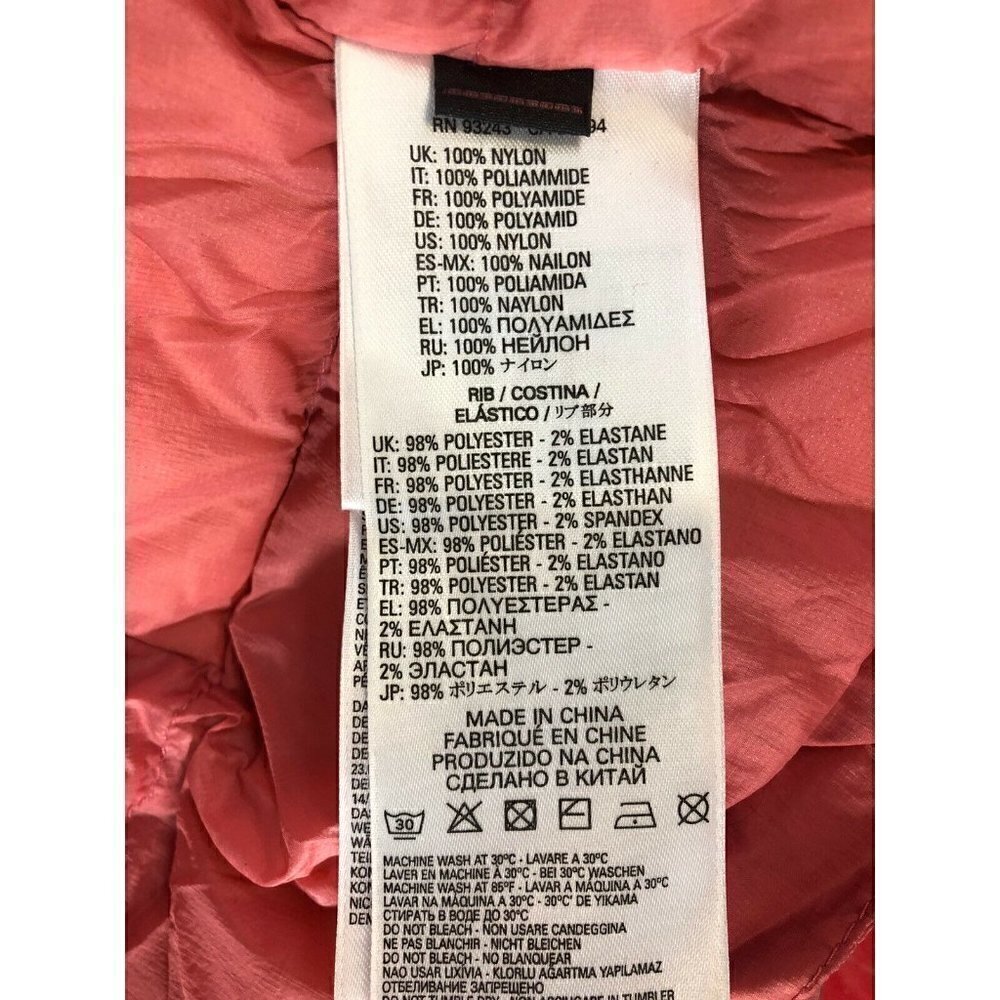 Diesel W-BLANKYT GIACCA Pink Nylon Puffer Jacket S - Picture 6 of 12